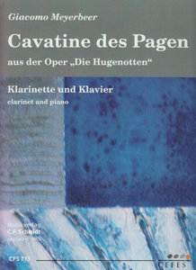 Cavatine des Pagen aus der Oper "Die Hugenotten"
