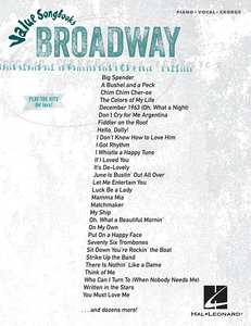 Broadway - Value Songbooks