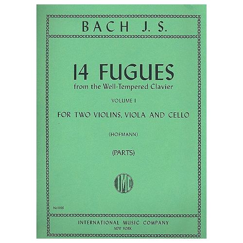 14 Fugen Band 1 (aus dem Wohltemperierten Klavier)