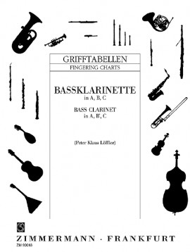 Grifftabelle für Bassklarinette