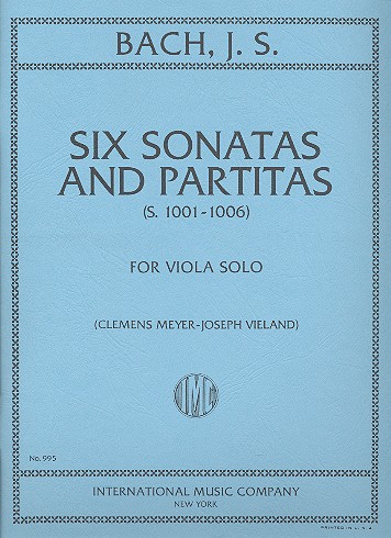 6 Violin Sonaten und Partiten