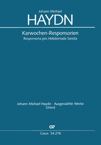 Karwochen-Responsorien / Responsoria pro Hebdomada Sancta, MH 276 - 278