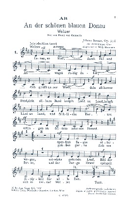 An der schönen blauen Donau op. 314