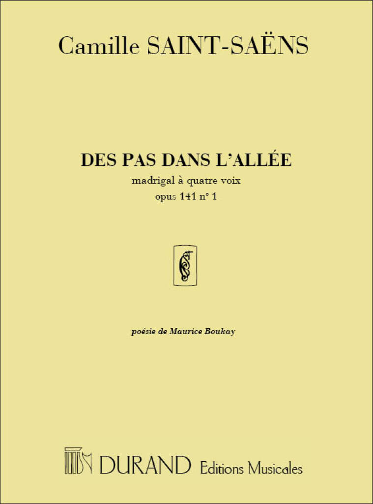 Des pas dans l'allee, op. 141/1