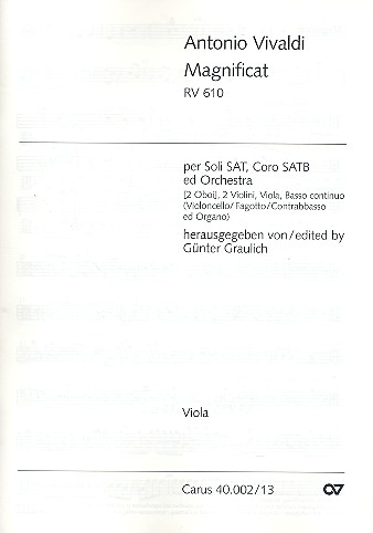 Magnificat, RV 610+611