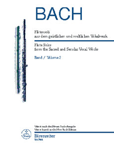 Flötensoli aus dem geistlichen und weltlichen Vokalwerk Band 2