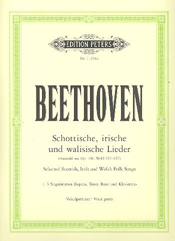 Schottische, irische und walisische Lieder. Auswahl aus op. 108, WoO 152-157