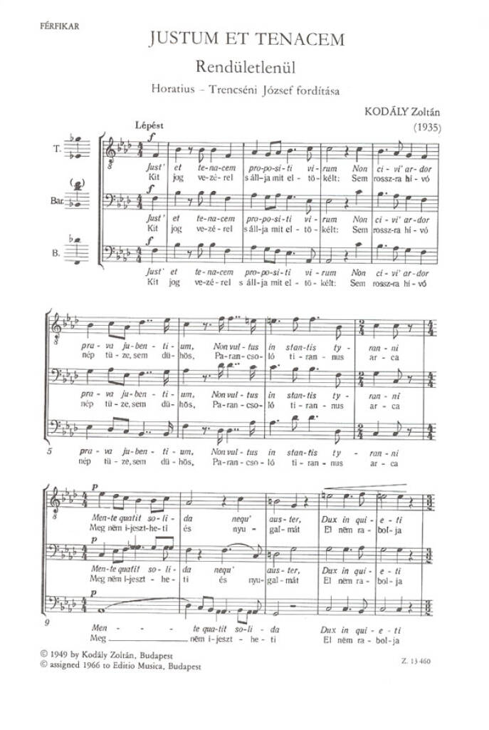 Justum et tenacem (1935)