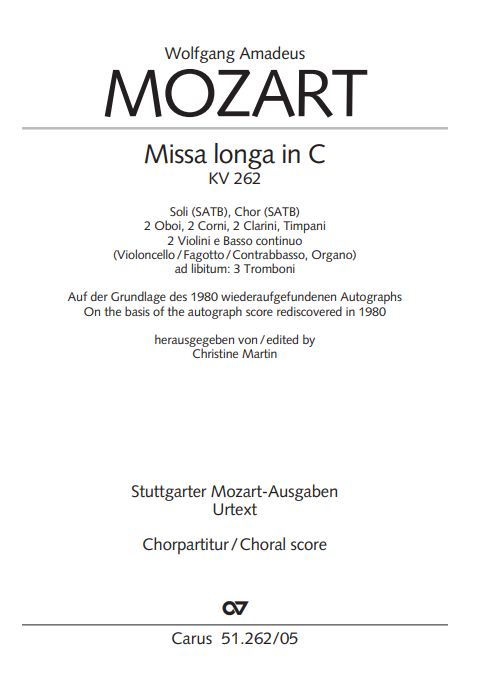 Missa longa in C, KV 262