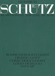 Komm, Heiliger Geist, Herre Gott, SWV 417