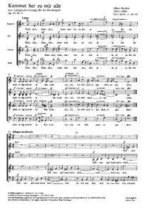 Kommet her zu mir alle, op. 46/4
