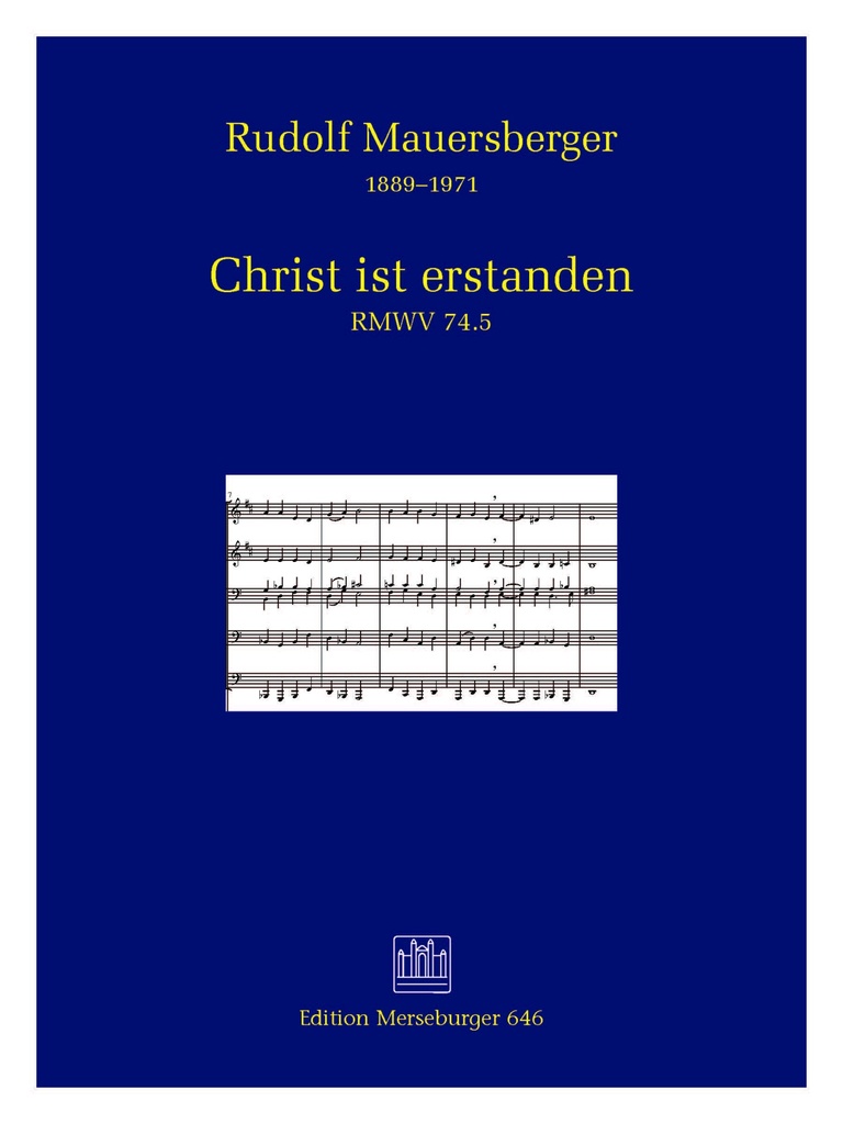 Christ ist erstanden RMWV 74.5