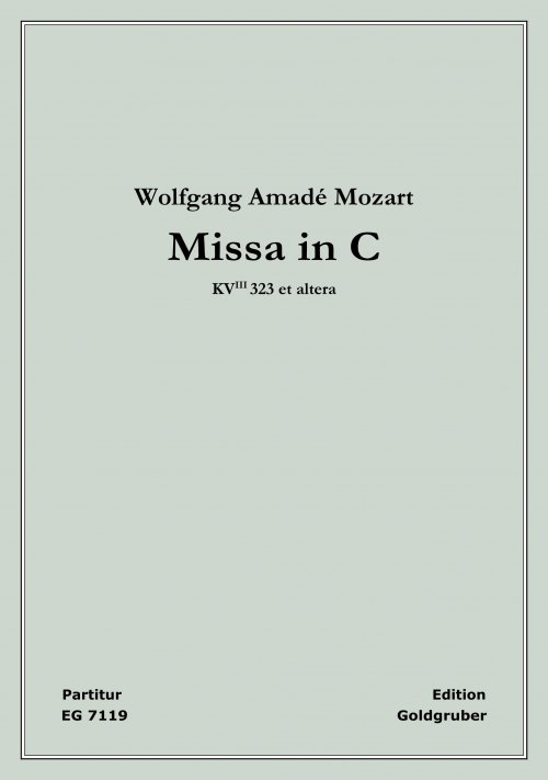 Missa in C KV III 323 et altera
