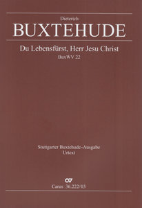 Du Lebensfürst Herr Jesu Christ, BuxWV 22