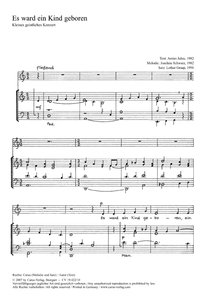 Es ward ein Kind geboren