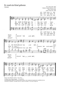 Es ward ein Kind geboren