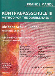 Die Hohe Schule des Kontrabass-Spiels Band 1