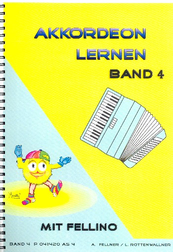 Akkordeon lernen mit Fellino Bd. 4