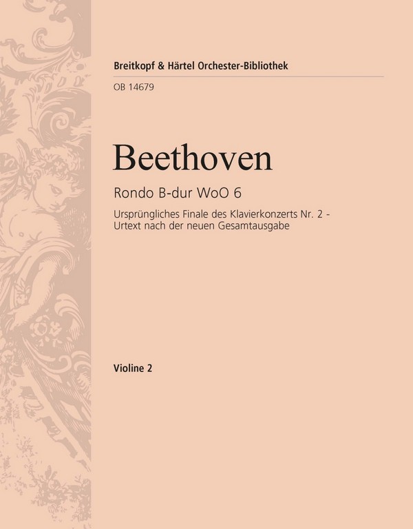 Rondo B-Dur für Klavier und Orchester WoO 6
