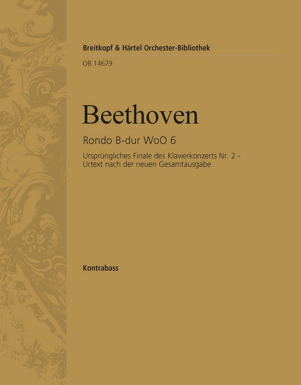 Rondo B-Dur für Klavier und Orchester WoO 6
