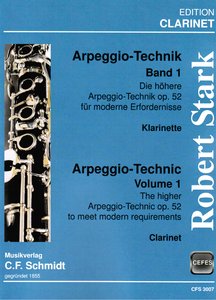 Klarinettenschule Arpeggio Technik Band 1 op. 52