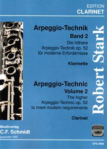 Klarinettenschule Arpeggio Technik Band 2 op. 52