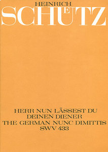 Herr, nun lässest du deinen Diener in Frieden fahren, SWV 433