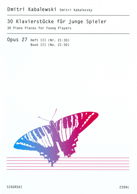 30 Klavierstücke op. 27 Heft 3 (Nr. 21-30)