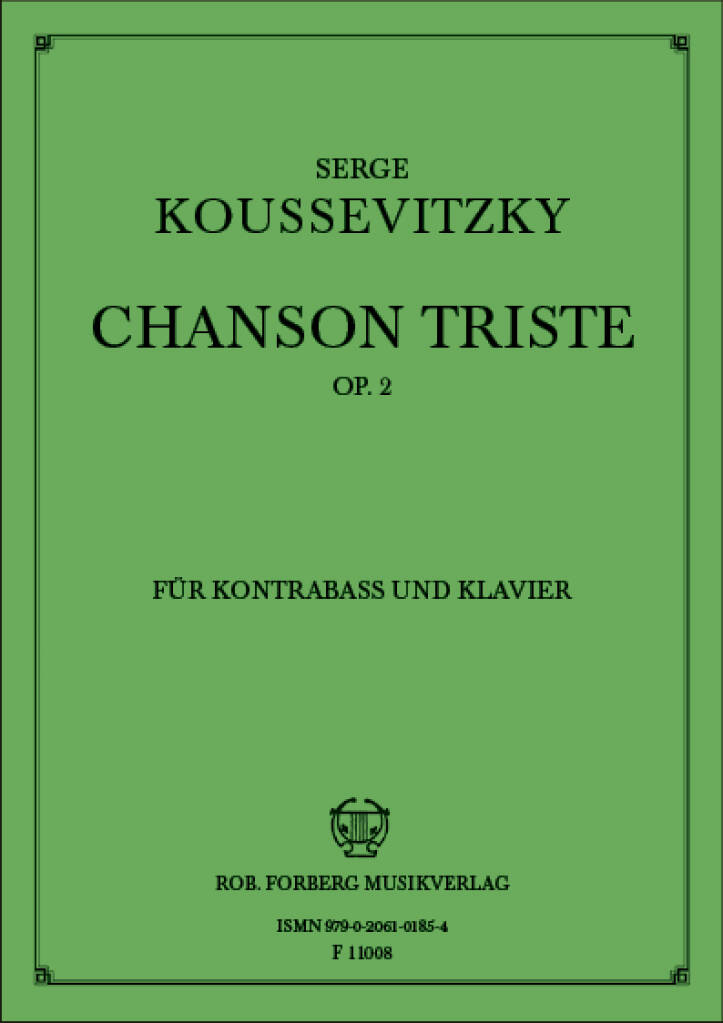 Chanson Triste op. 2