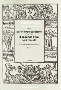 Il secondo libro delli motetti, Band I : 13 Motetten