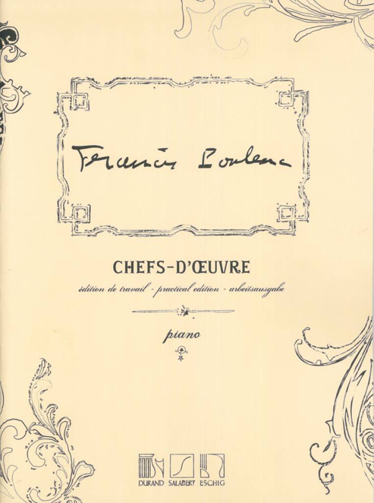 Chefs - d'Oeuvre, Klavier