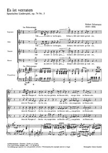Es ist verraten, op. 74/5