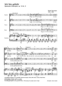 Ich bin geliebt, op. 74/9