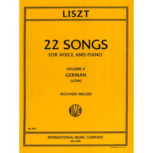 22 Lieder Band 2