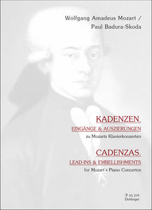 Kadenzen, Eingänge & Auszierungen zu Mozarts Klavierkonzerten
