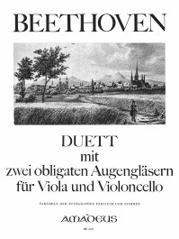 Duett mit zwei obligaten Augengläsern Es-Dur