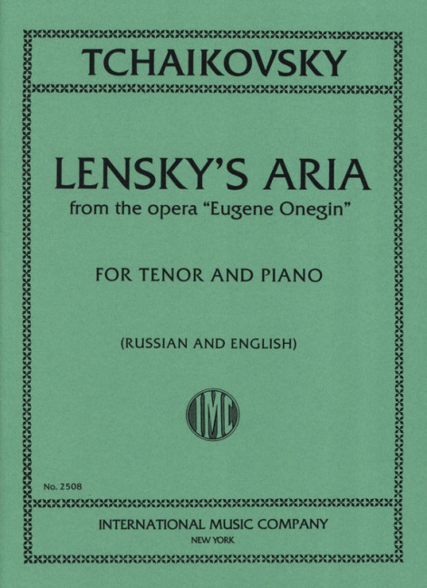 Lenskis Arie aus "Eugen Onegin"