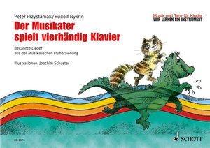 Der Musikater spielt 4-händig Klavier