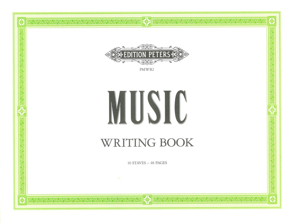 Music Writing Book - groß
