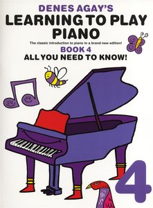 Denes Agays Learning to play Piano Book 4