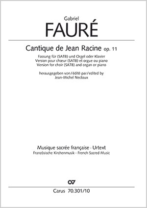 Cantique de Jean Racine, op. 11