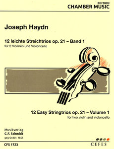 12 Streichtrios op. 21 Band 1