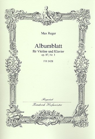 Albumblatt op. 87 Nr. 1