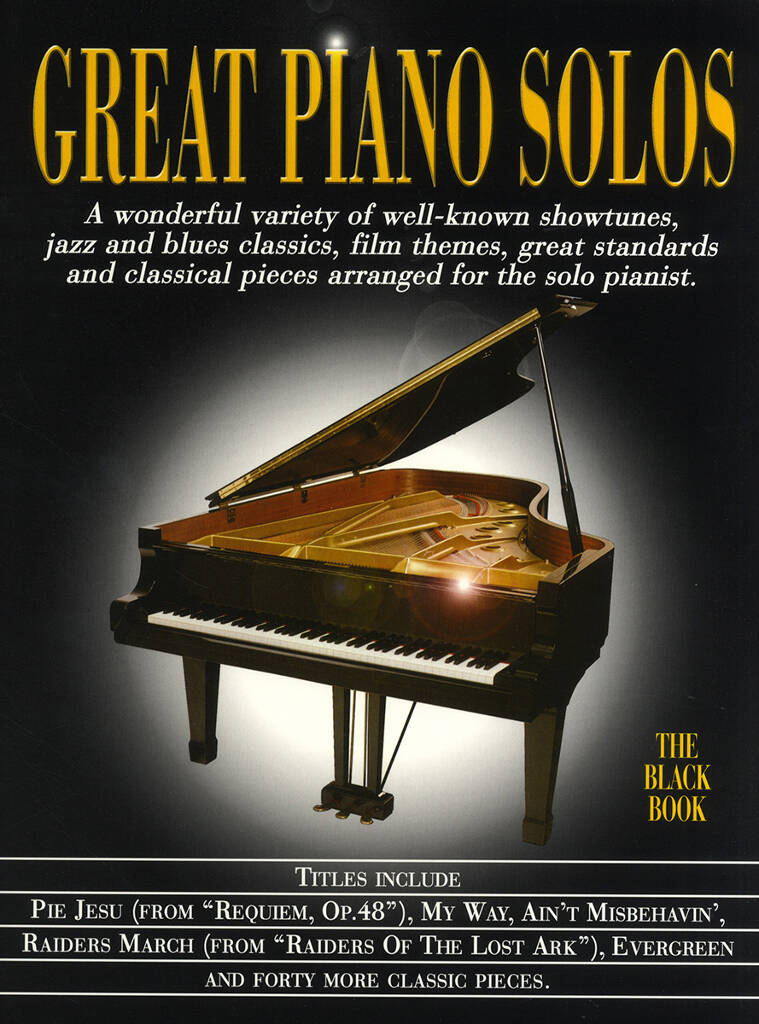 Great Piano Solos - Black Book