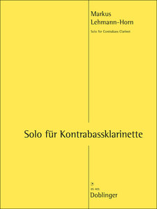 Solo für Kontrabassklarinette