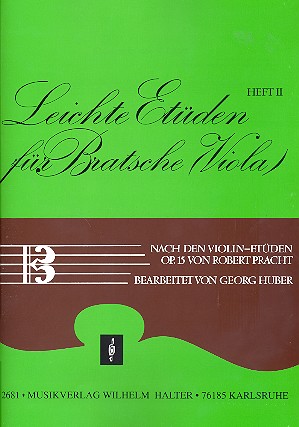 Leichte Etüden 2 op. 15