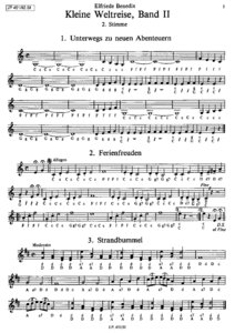 Kleine Weltreise 2 (2.Stimme)