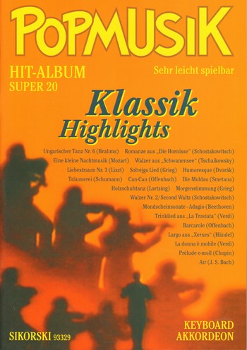 Klassik Highlights - Popmusik Super 20