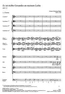 Es ist nichts Gesundes an meinem Leibe, BWV 25