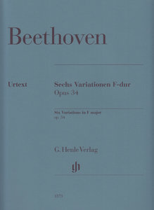 Sechs Variationen F-Dur op. 34